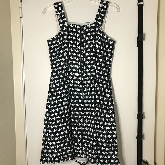 Theory Black navy White Square Tank Sundress - Picture 8 of 9